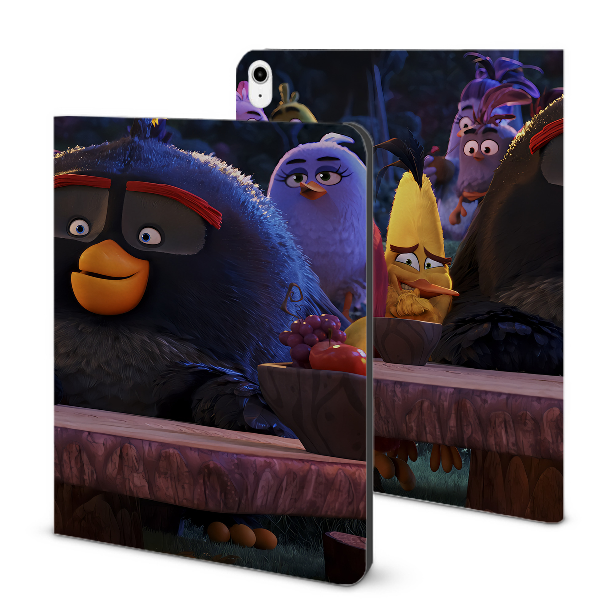 （画像用） Angry Birds アングリーバード IPadケース ペンホルダー付き ブックスタイルデザイン